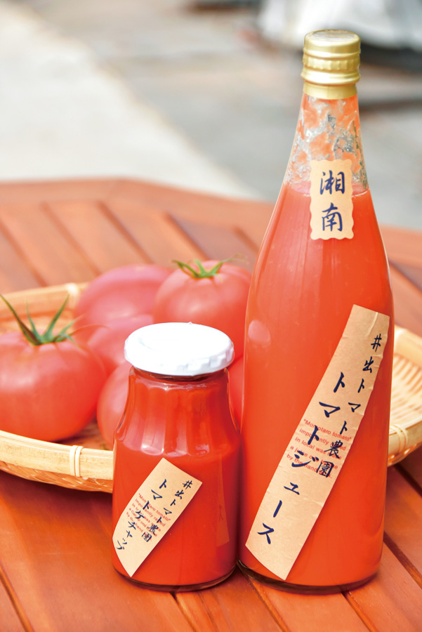 トマトジュース720ml1890円やトマトケチャップ300g1200円/井出トマト農園(神奈川県/藤沢市)
