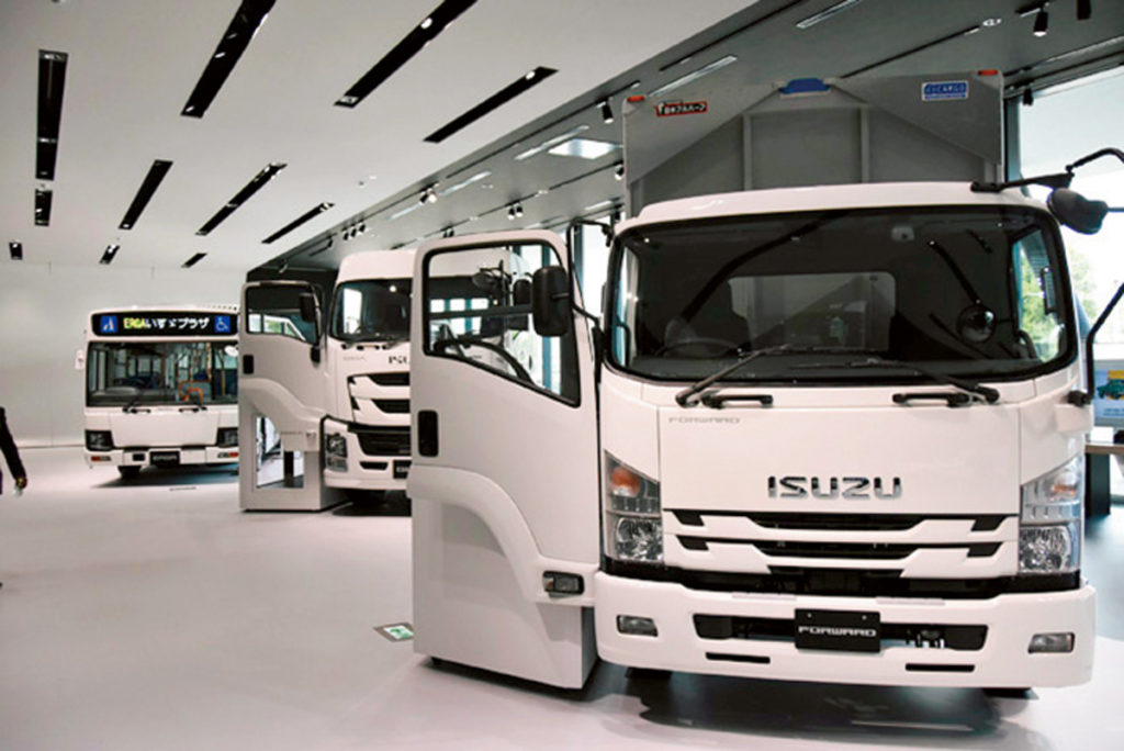 館内展示の様子/いすゞプラザ(神奈川県/藤沢市)