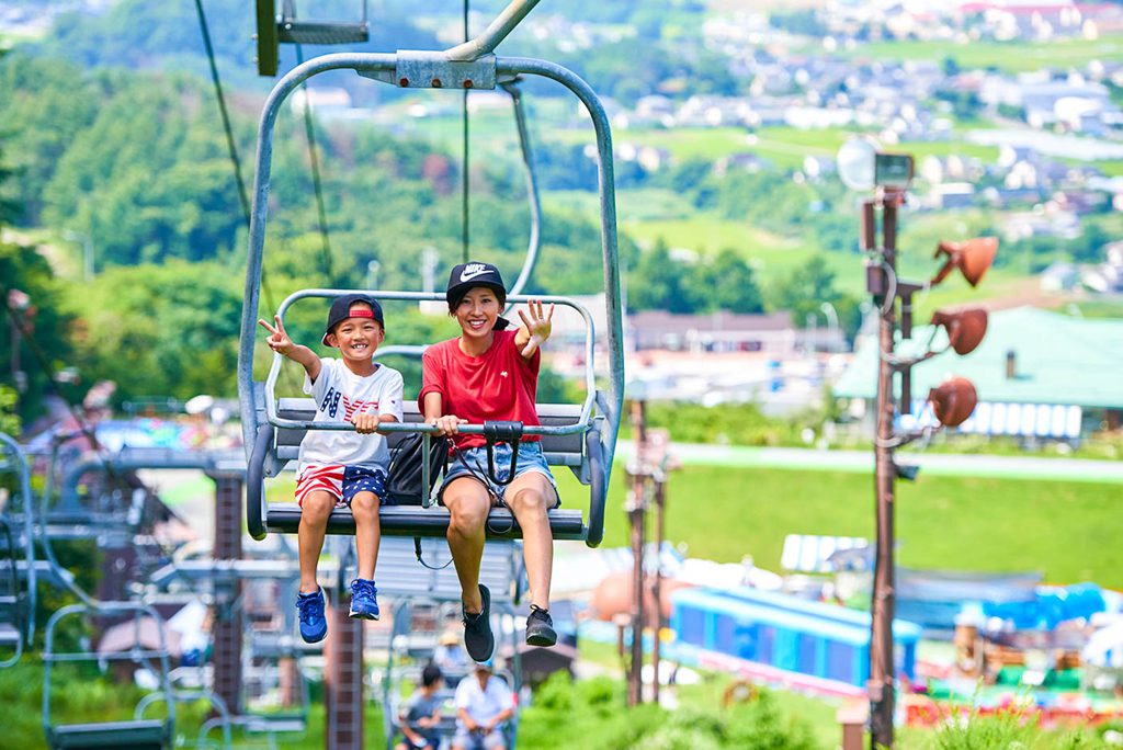 景色を楽しめる「サマーリフト」／平尾山公園（パラダ）（長野県／佐久市）