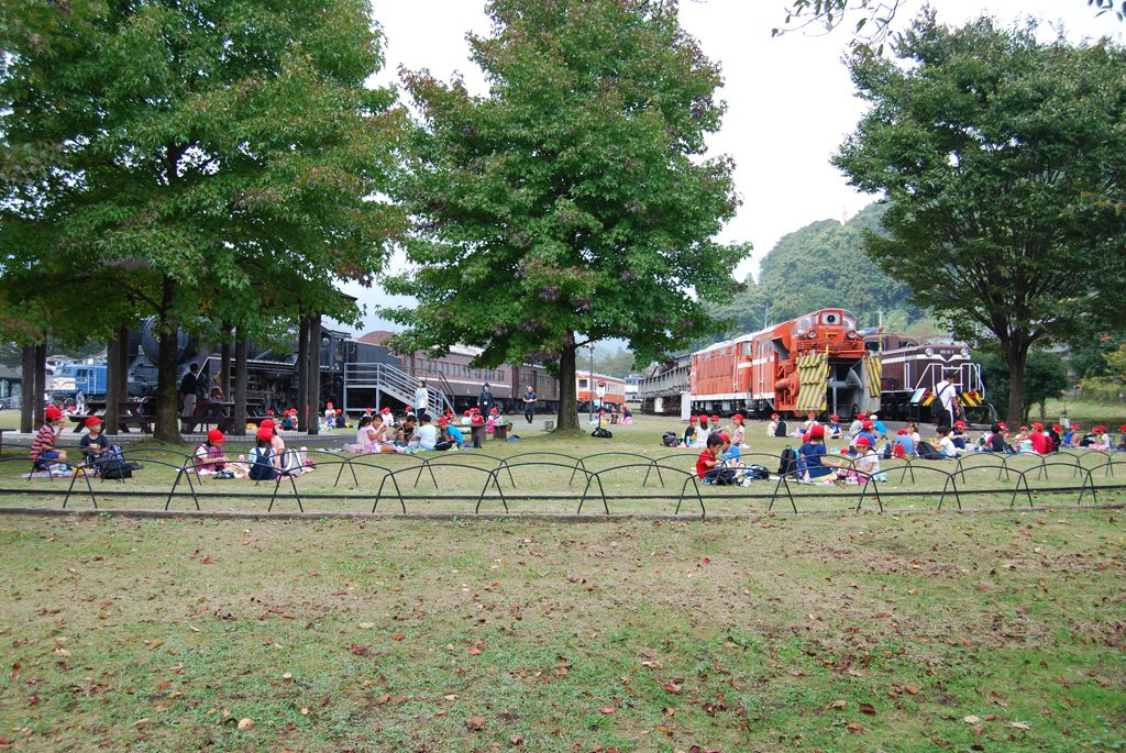 野外展示場・ビュウ広場／碓氷峠鉄道文化むら（群馬県／安中市）