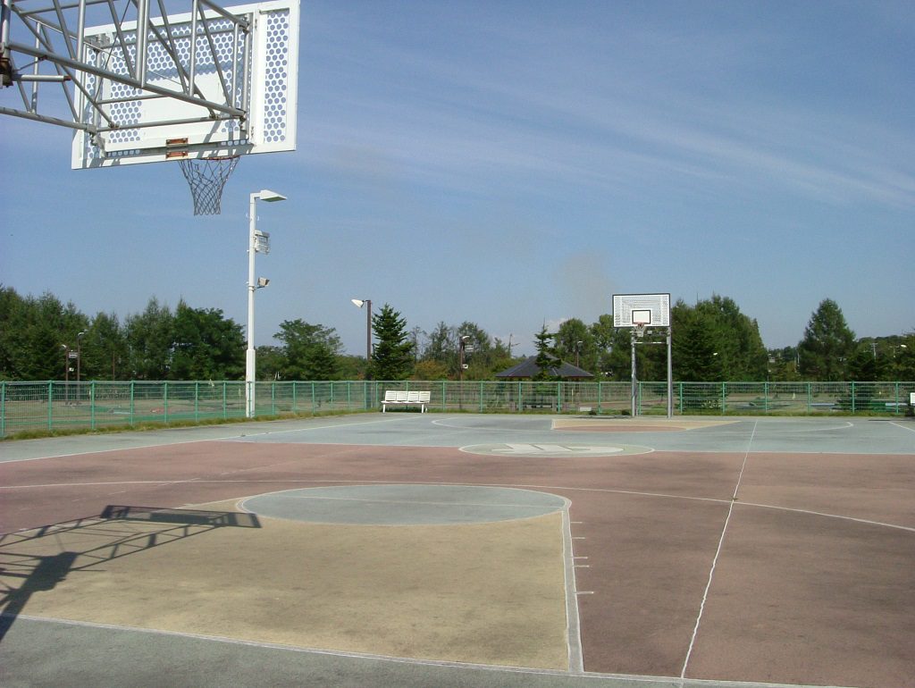 スポーツの国のバスケットコート/つがる地球村(青森県)