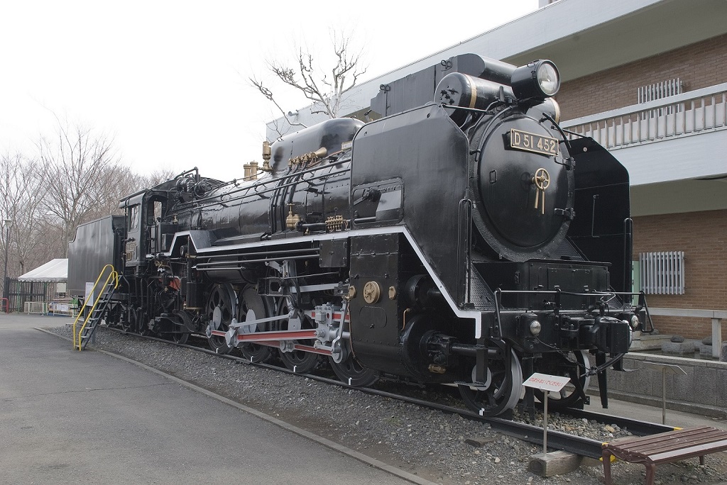 D51形蒸気機関車（デゴイチ）の展示／青梅鉄道公園（東京都）
