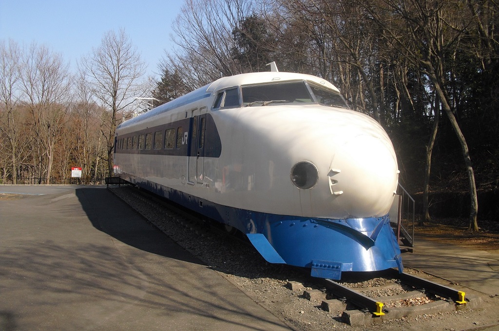 0系新幹線の展示／青梅鉄道公園（東京都）