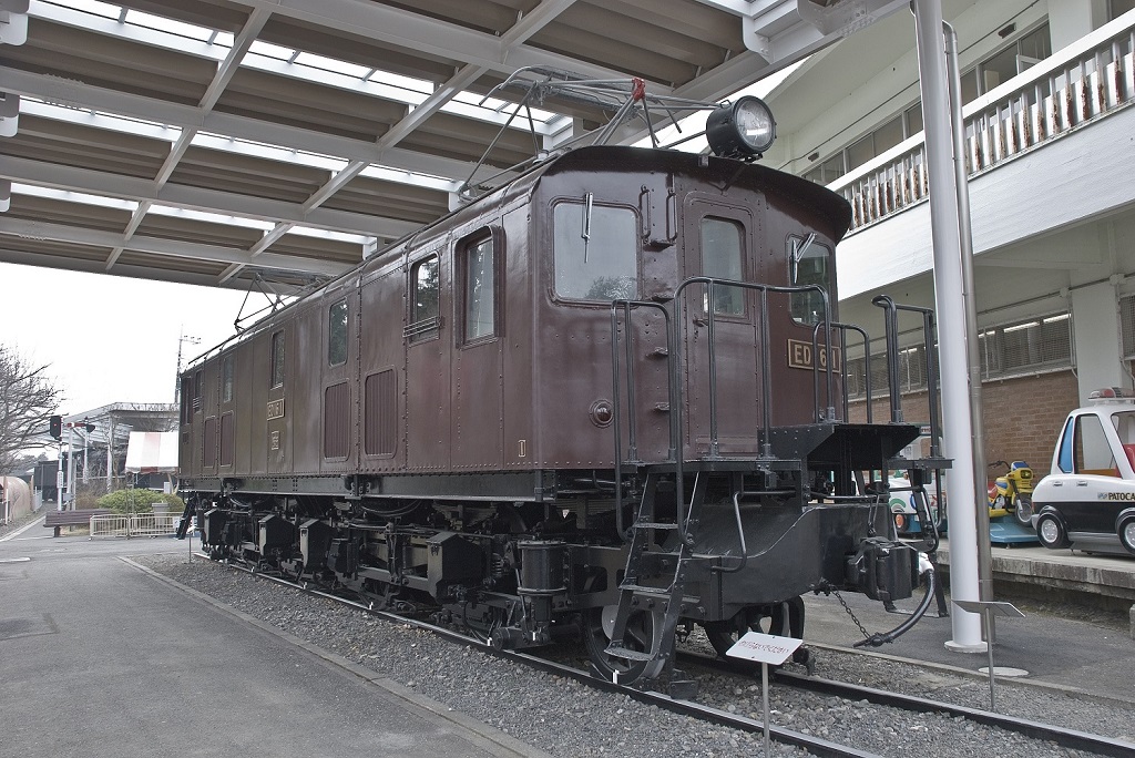 ED16形電気機関車の展示／青梅鉄道公園（東京都）