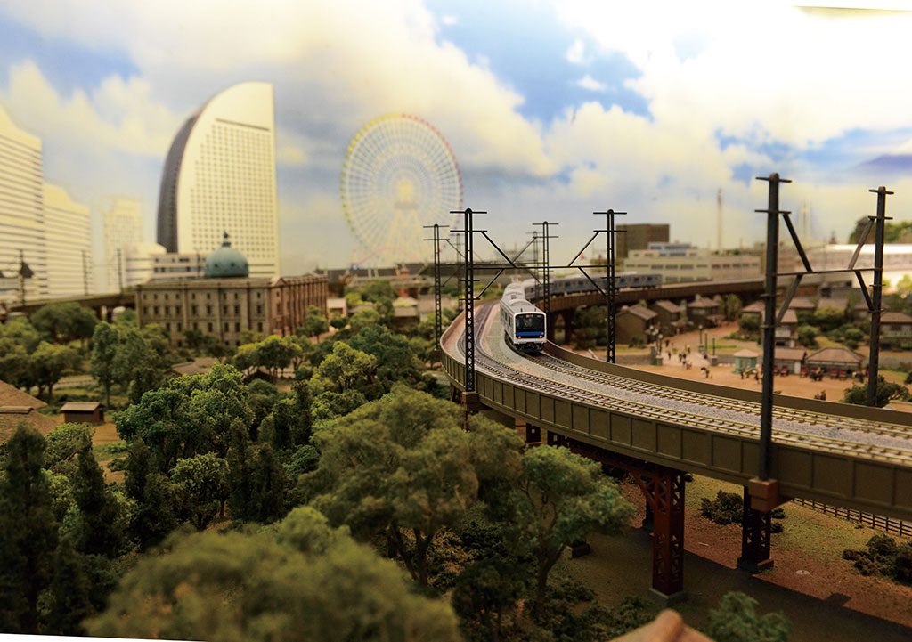 横浜の今昔の街並みを再現した「横浜ジオラマ」／原鉄道模型博物館（神奈川県／横浜市）