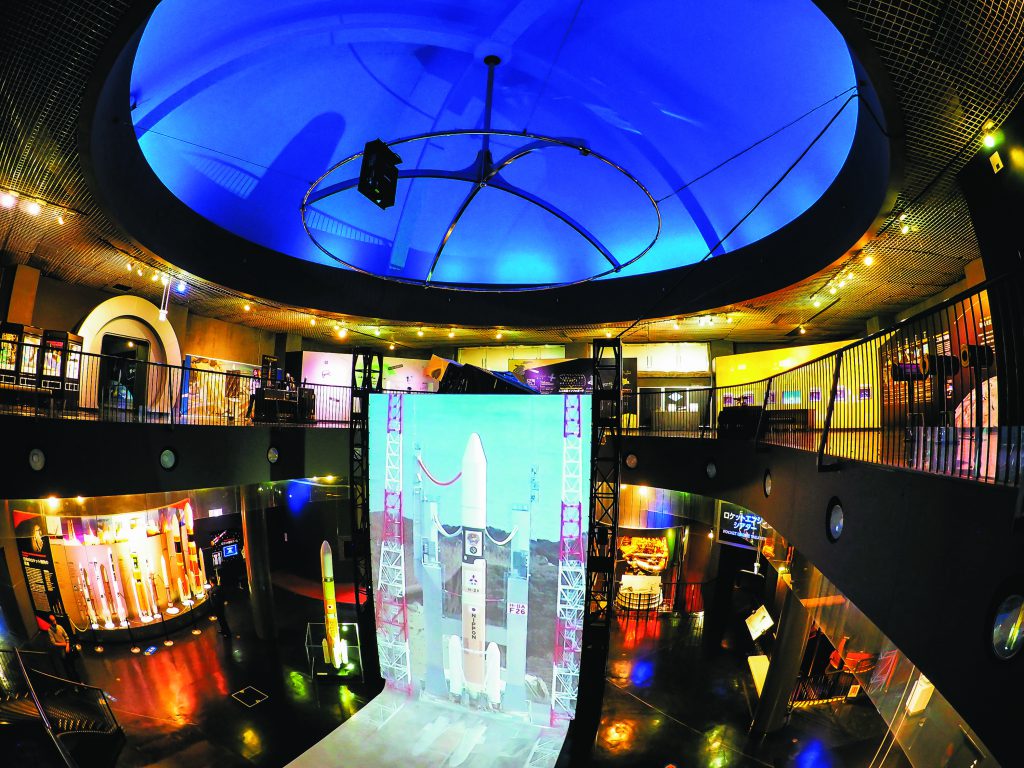 ロケットの打ち上げシーン映像／種子島宇宙センター（鹿児島／南種子町）