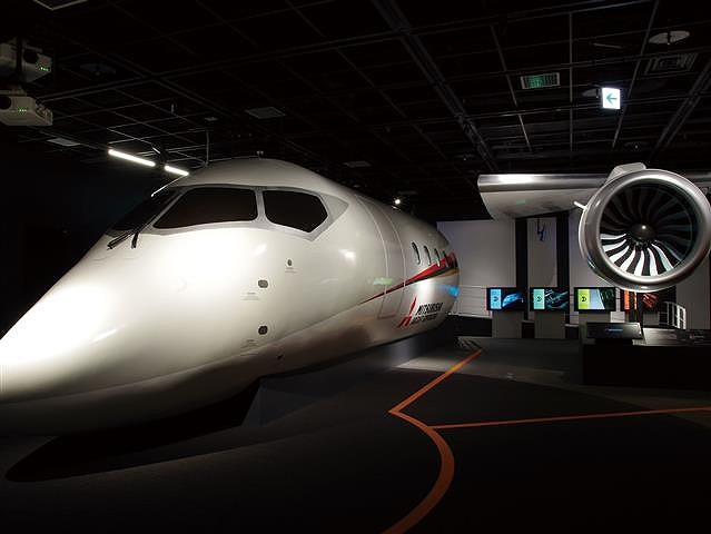 旅客機各部の実物大模型/三菱みなとみらい技術館(神奈川県/横浜市)