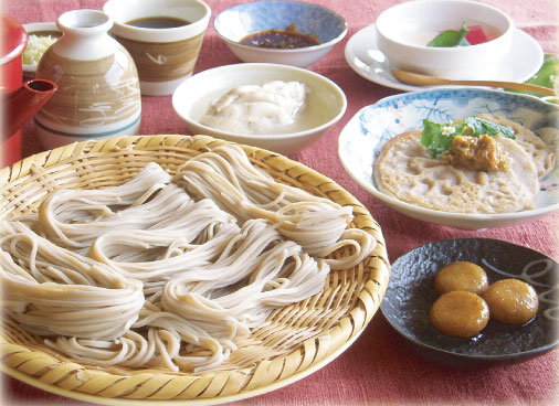 「とんくるりん」のコースメニュー／戸隠そば博物館とんくるりん（長野県／長野市）