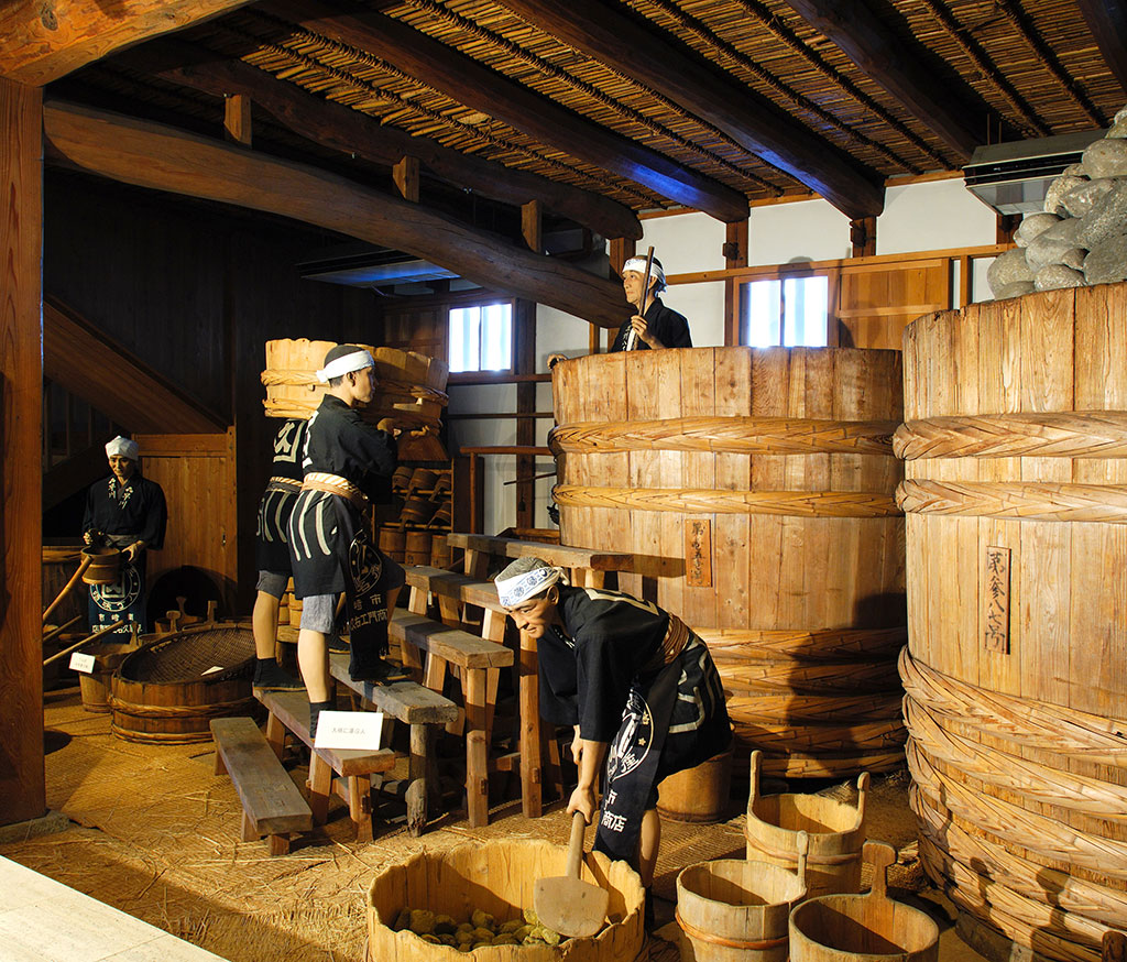味噌蔵を改装した史料館／カクキュー八丁味噌（八丁味噌の郷）（愛知県／岡崎市）