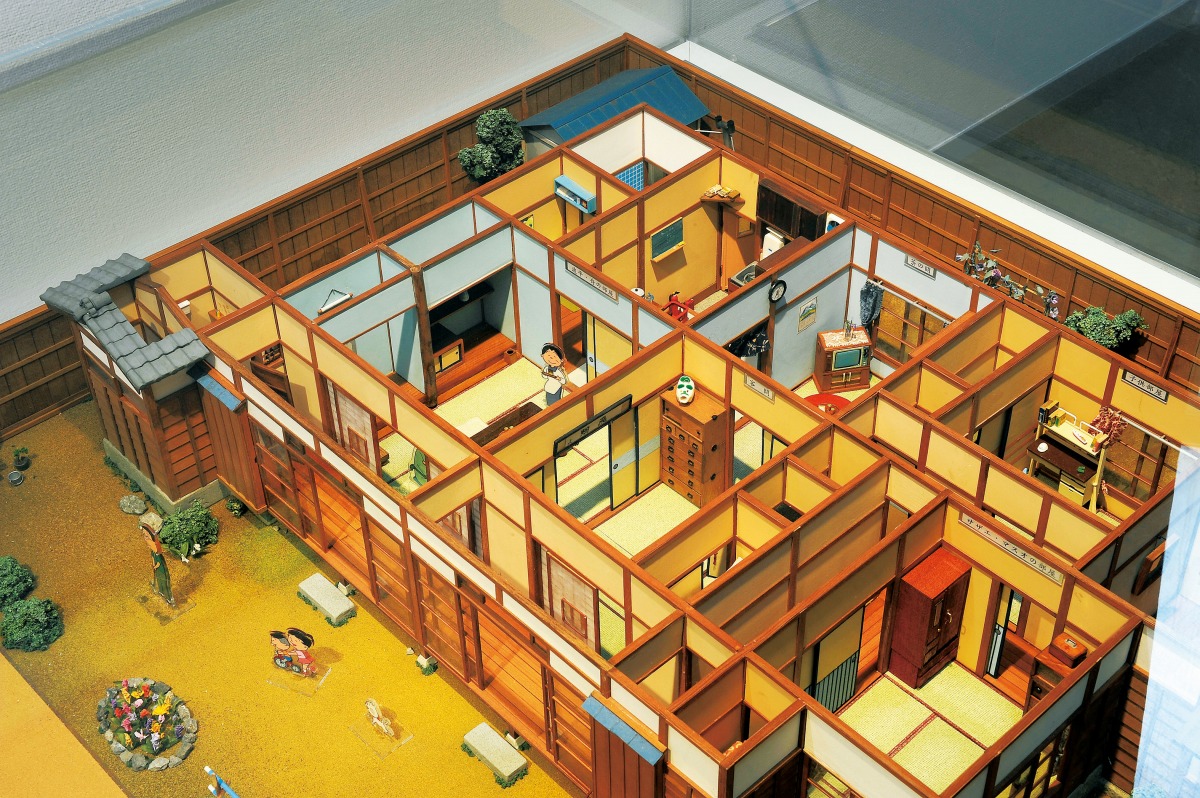 磯野家の間取り模型／長谷川町子美術館（東京都／世田谷区）