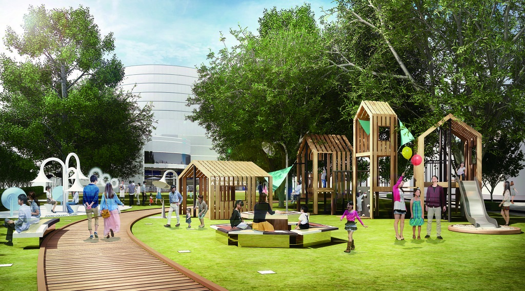 サイエンスパーク（屋外）の様子／浜松科学館「みらいーら」（静岡県／浜松市）