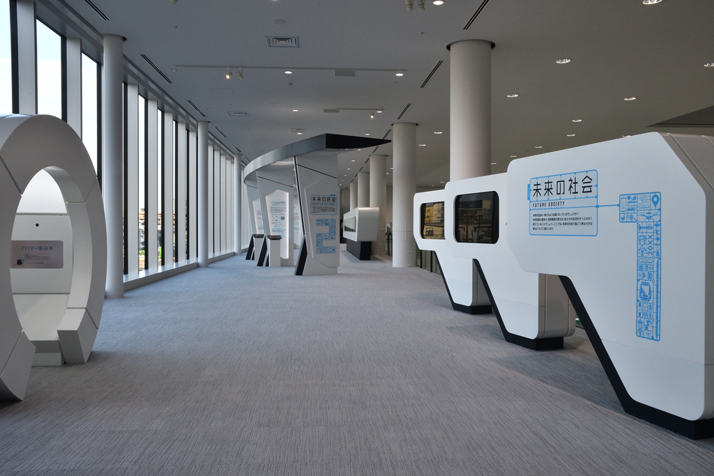 2階は鉄道の未来がテーマの「未来ステーション」/鉄道博物館(埼玉県/さいたま市)