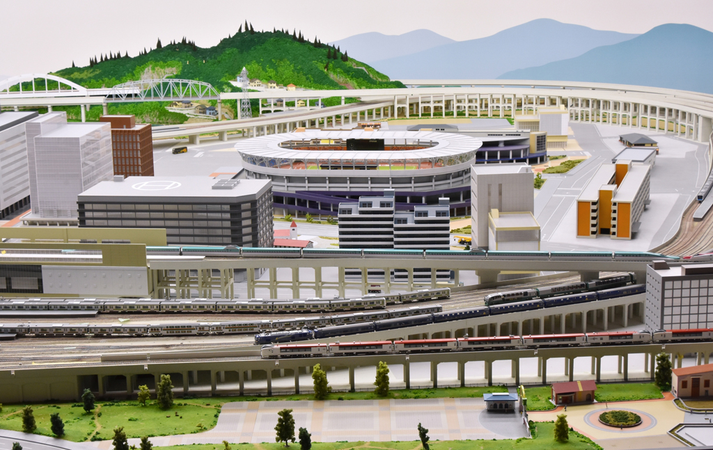 巨大な「鉄道ジオラマ」/鉄道博物館(埼玉県/さいたま市)