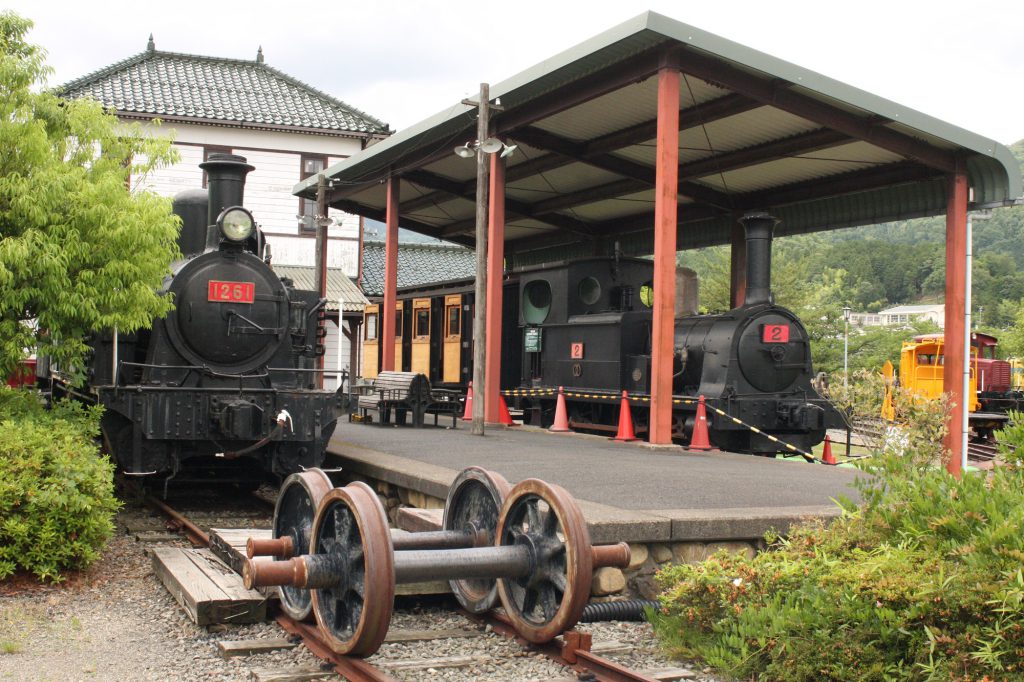 蒸気機関車、内燃機関車などの展示/加悦SL広場(京都府/与謝野町)