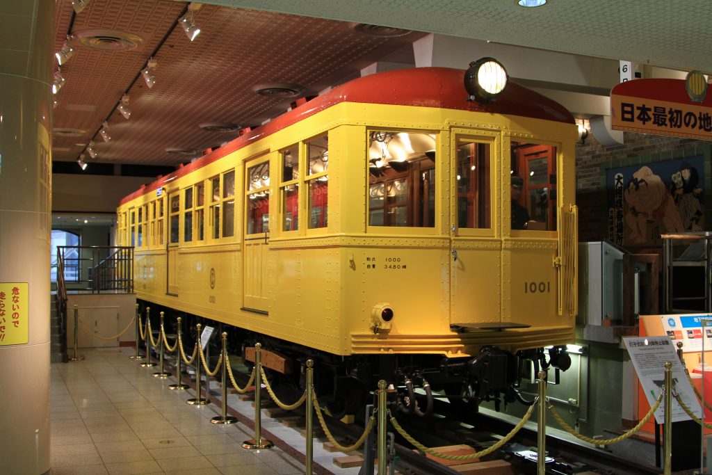 日本初の地下鉄車両「1001号車」/地下鉄博物館(東京都/江戸川区)