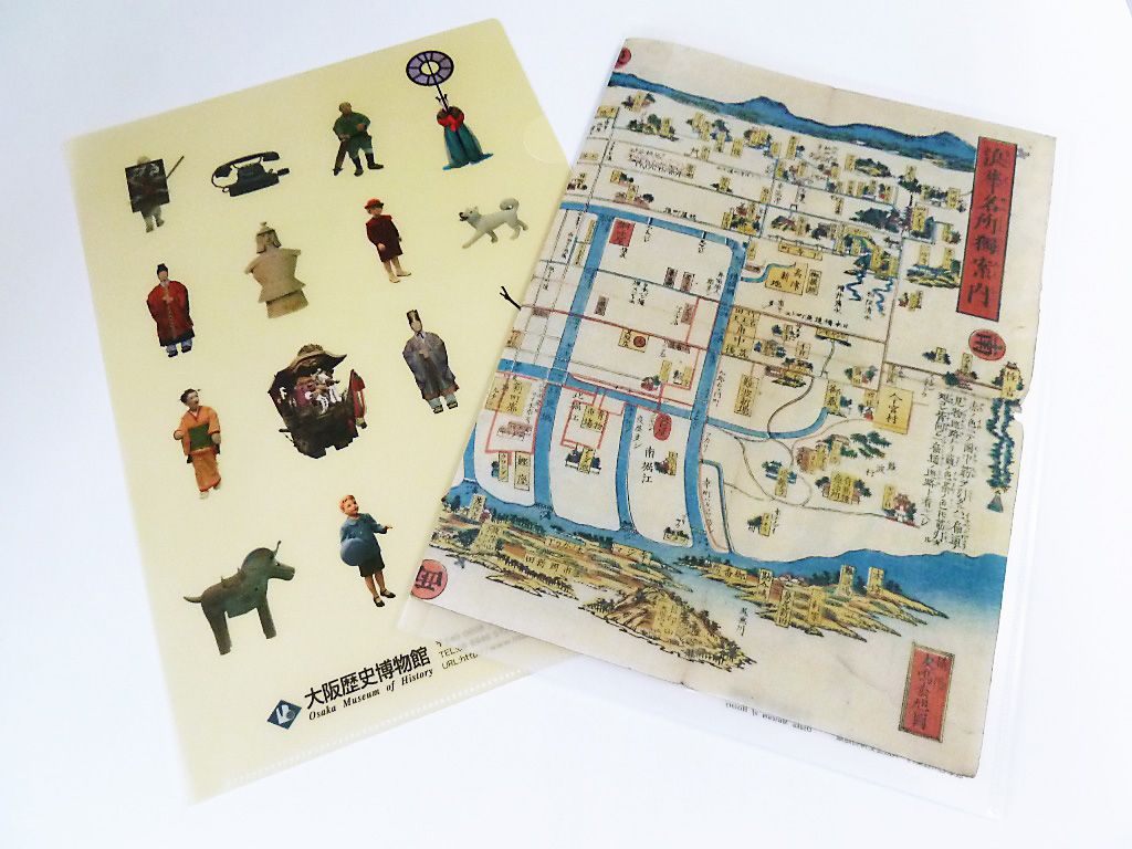 館内1階のミュージアムショップ/大阪歴史博物館(大阪府/大阪市)