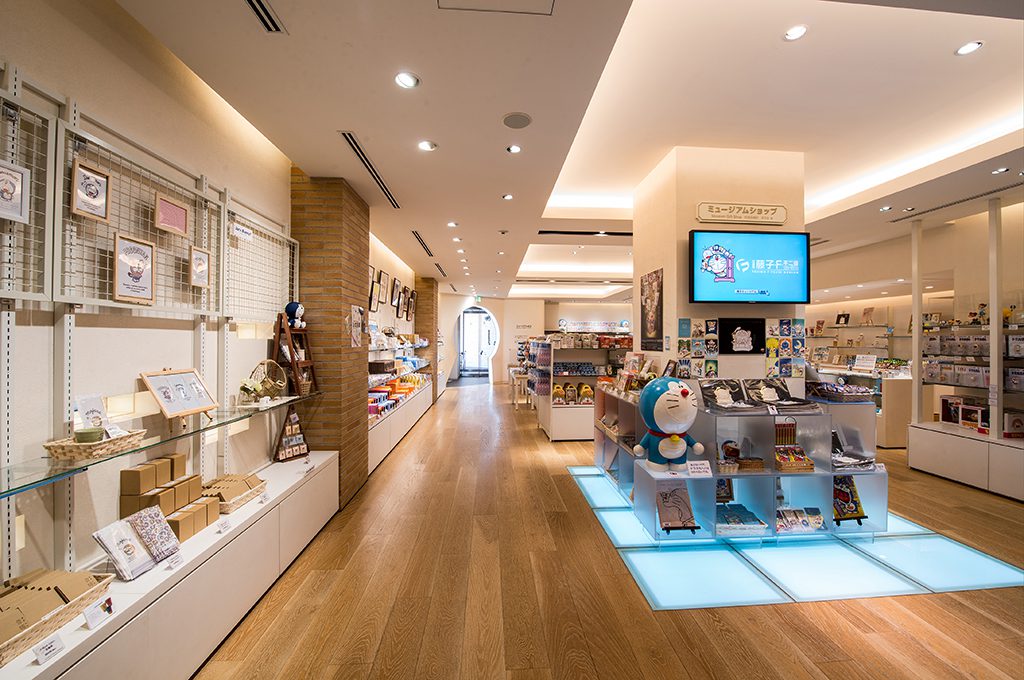 出口手前にあるミュージアムショップ/川崎市 藤子・F・不二雄ミュージアム(神奈川県)