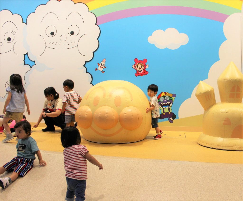 砂浜の滑り台／横浜アンパンマンこどもミュージアム（神奈川県／横浜市）