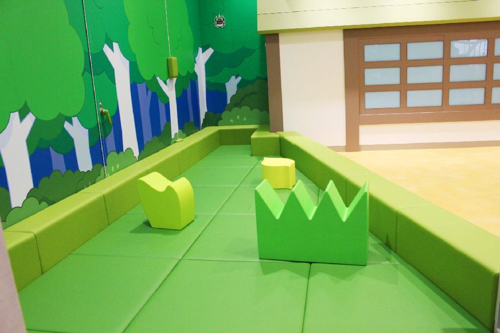 工作エリアの「がっこう」／横浜アンパンマンこどもミュージアム（神奈川県／横浜市）