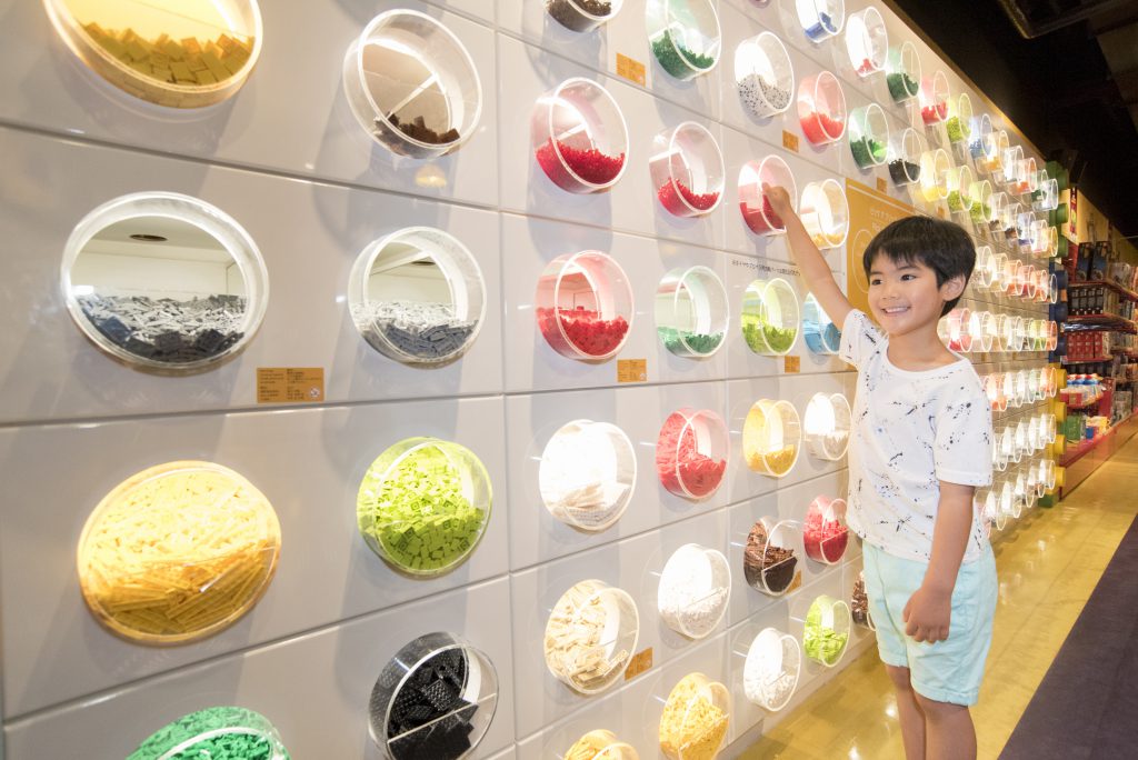 都内ではここだけという限定アイテム、レゴの量り売り/レゴランド®・ディスカバリー・センター東京(東京都/港区)