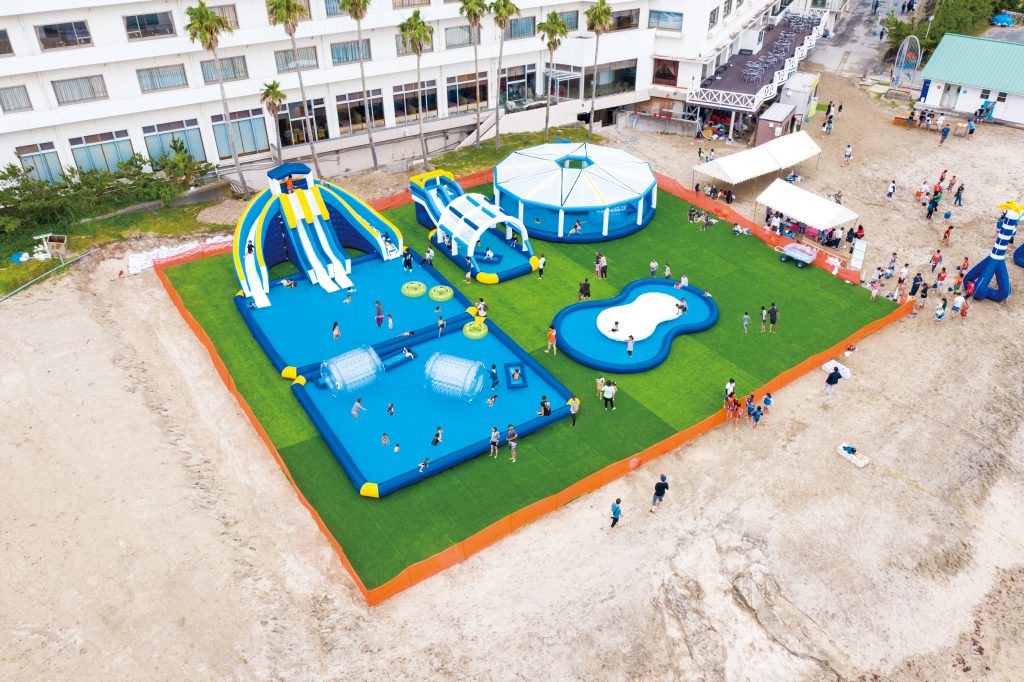 「On the beach」/勝浦ウォーターアイランド(勝浦中央海水浴場)(千葉県/勝浦市)