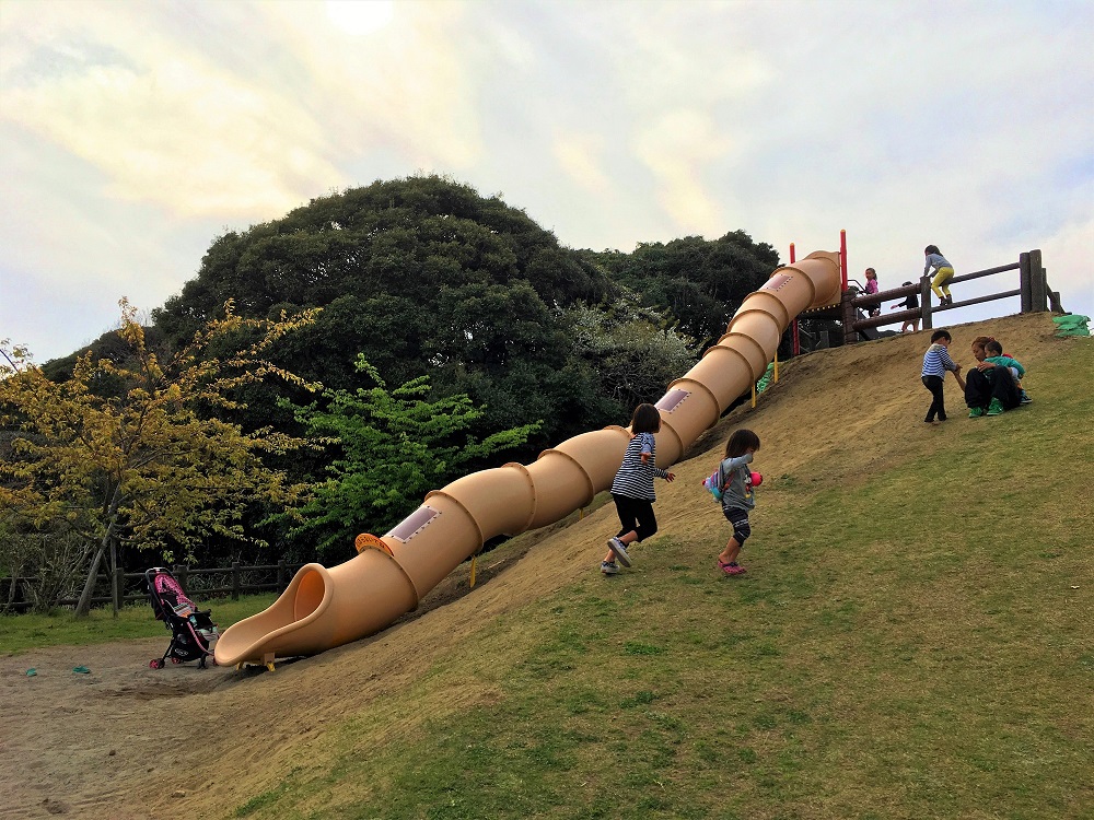 人気の滑り台／千葉県立館山運動公園（千葉県／館山市）