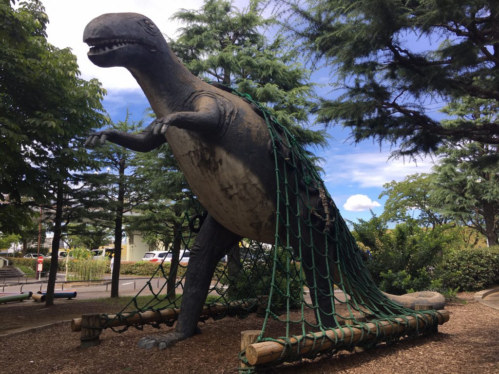 ティラノサウルスの復元模型／北沼公園（東京都／葛飾区）