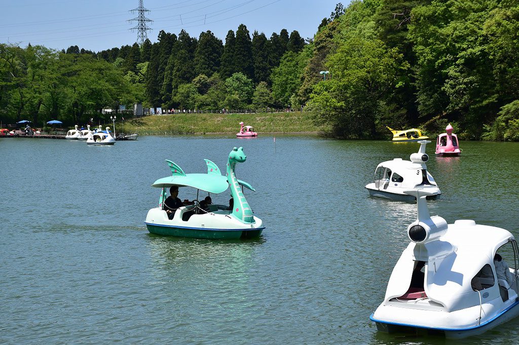 恐竜ボート/県民公園太閤山ランド(富山県/射水市)