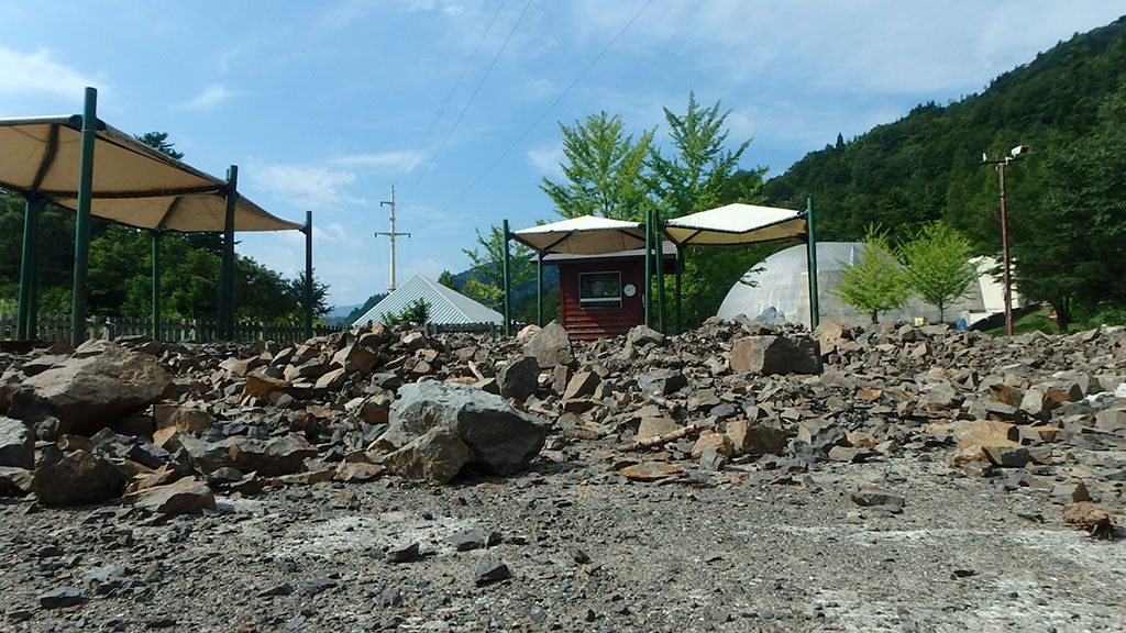 化石発掘体験広場/白山恐竜パーク白峰(石川県/白山市)