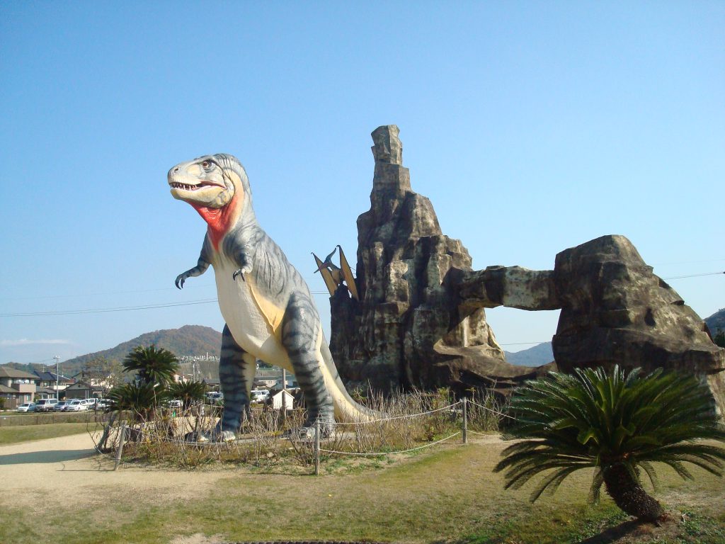 ティラノサウルスなど/笠岡市立カブトガニ博物館(恐竜公園)(岡山県/笠岡市)
