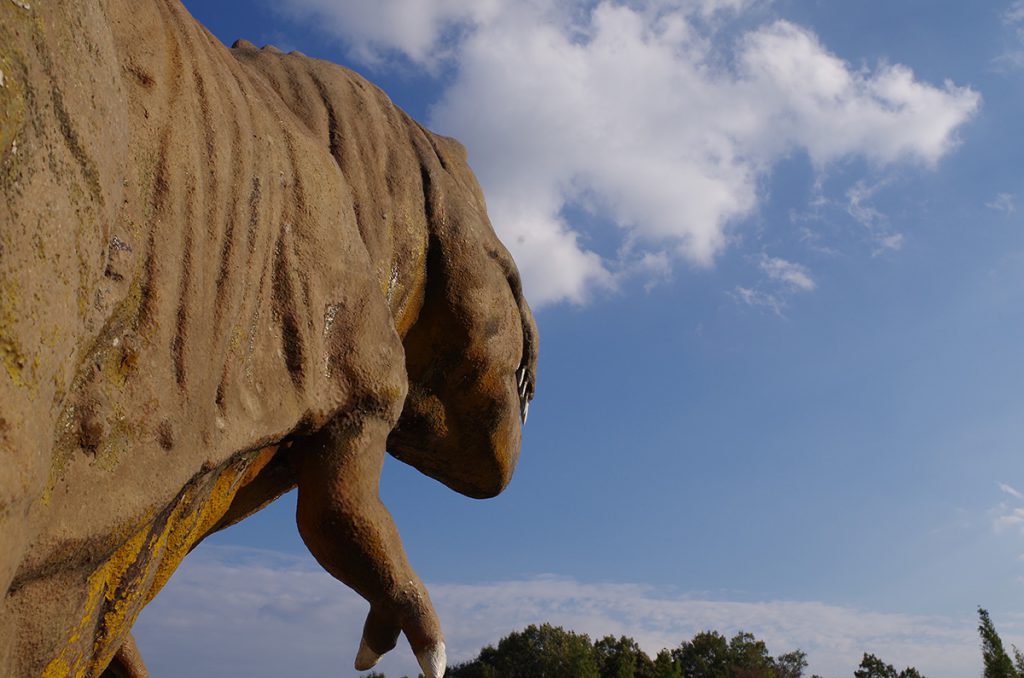 ティラノサウルスの復元模型／太古の森（香川県／三木町）