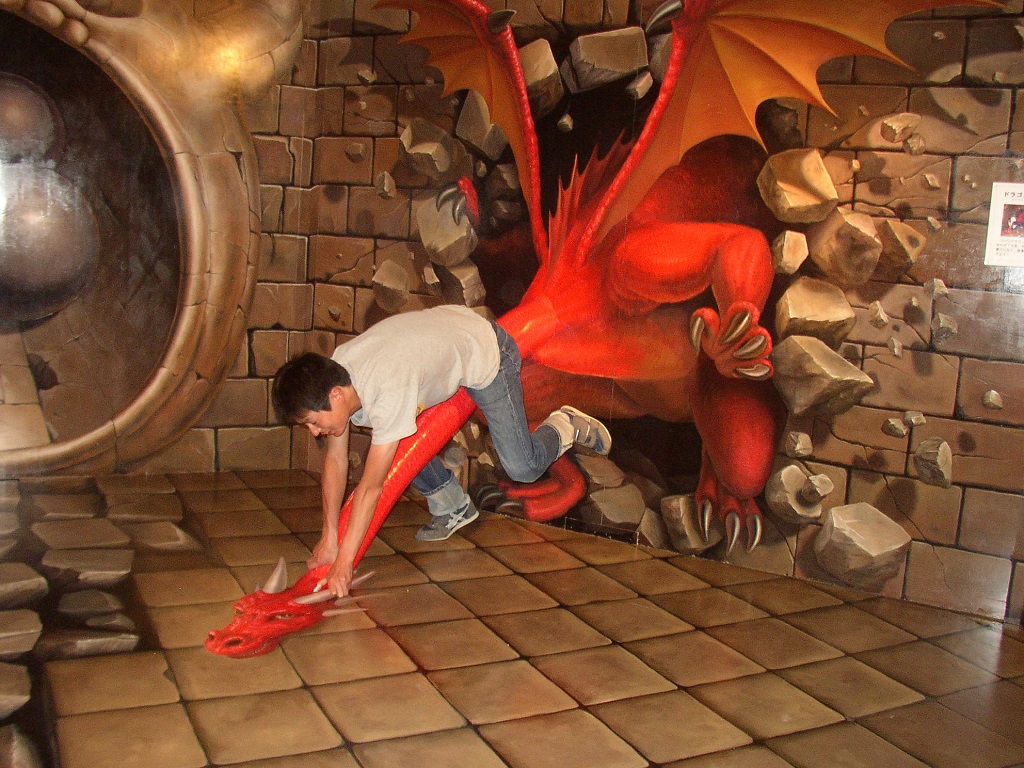 「トリックアート迷宮？館」／那須とりっくあーとぴあ（栃木県／那須町）