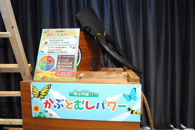 昆虫たちとパワー対決「かぶとむしパワー」／大昆虫展in東京スカイツリータウン（東京都）