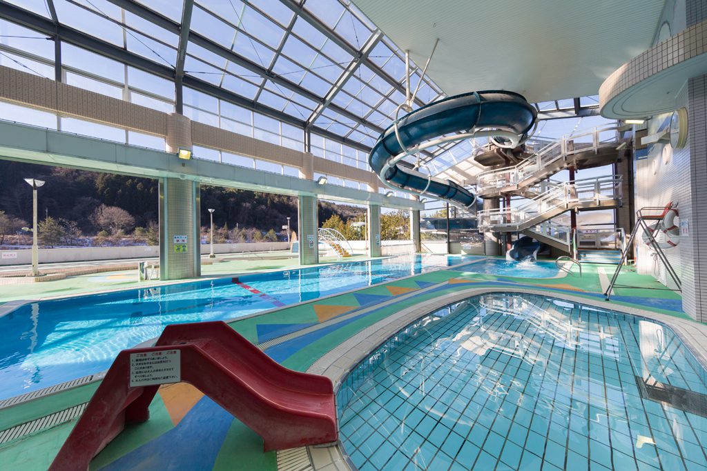夏季限定で屋外プールまであるプールゾーン/中津川温泉クアリゾート湯舟沢(岐阜県/中津川市)