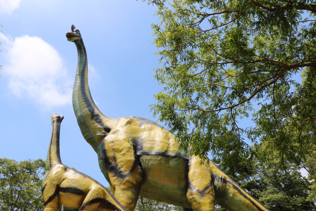 ブラキオサウルスの復元模型／豊橋市自然史博物館（愛知県／豊橋市）