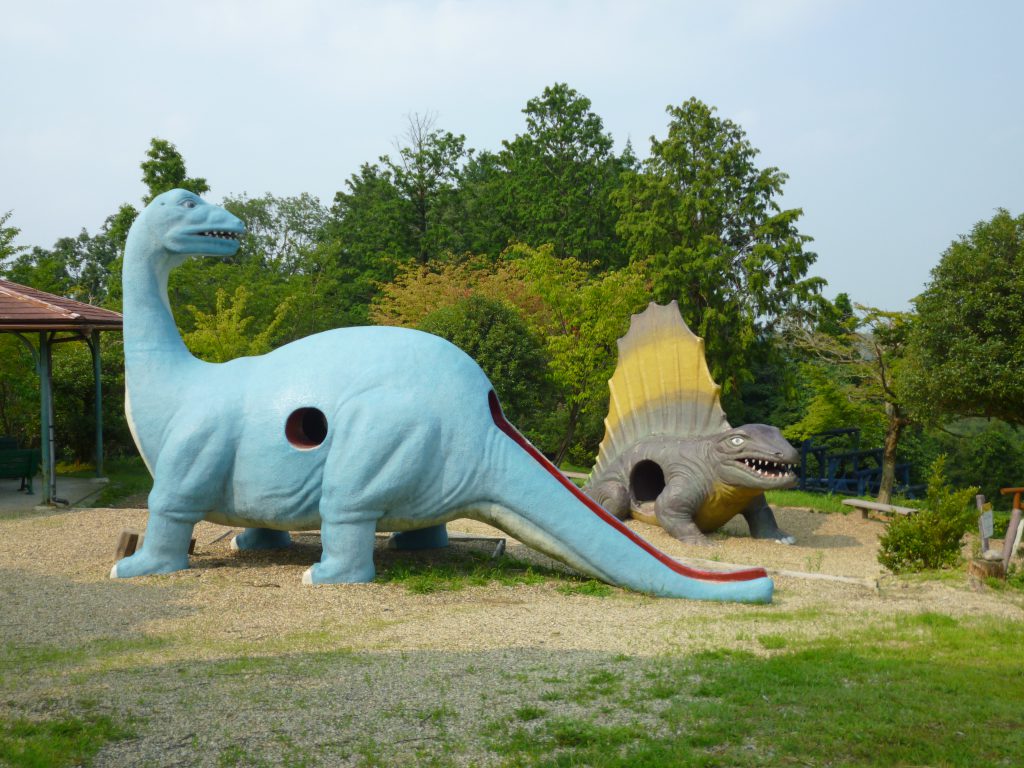 アパトサウルスのすべり台など/四日市スポーツランド(三重県/四日市市)