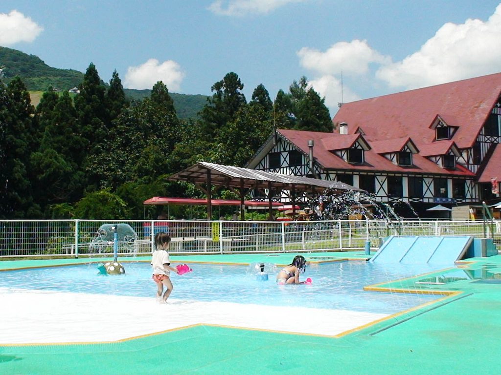 水深が低く幼児も楽しめる水遊び場／上越国際プレイランド（新潟県／南魚沼市）