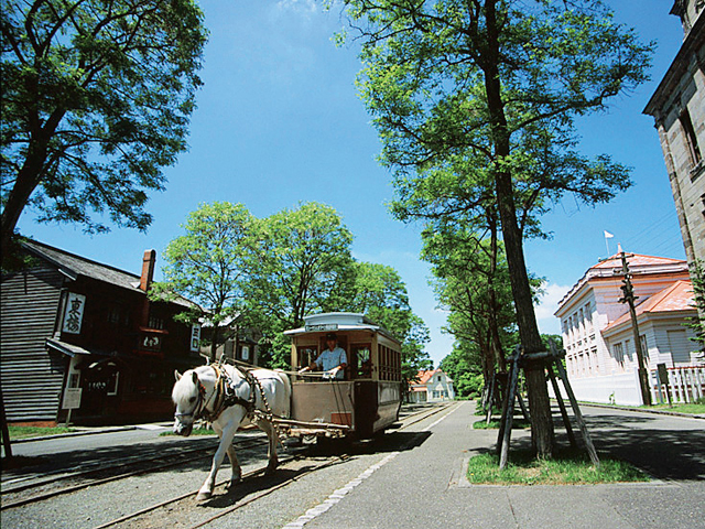 馬車鉄道で開拓時代を体感／北海道開拓の村（北海道／札幌市）