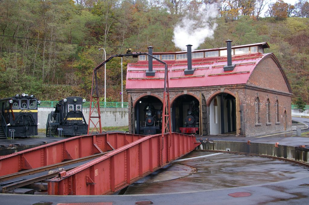 機関車庫三号と転車台／小樽市総合博物館 本館（北海道／小樽市）