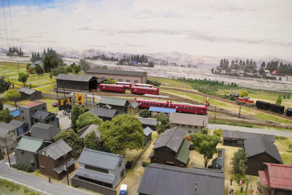 長さ16ｍのくりでんのジオラマ／くりはら田園鉄道公園（宮城県／栗原市）