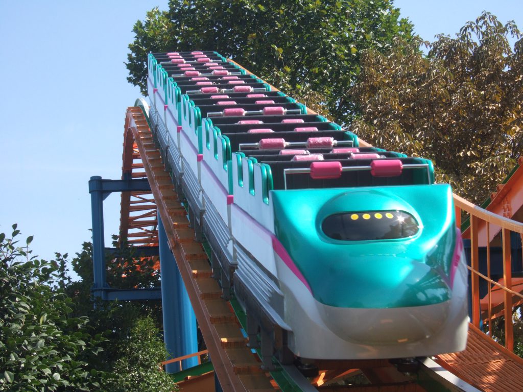 新幹線型のアトラクション/とちのきファミリーランド(栃木県/宇都宮市)