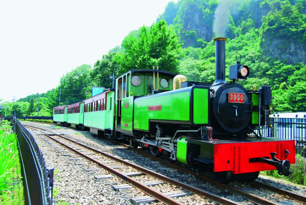 園内を1周するDL「あぷとくん」/碓氷峠鉄道文化むら(群馬県/安中市)