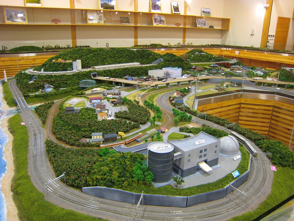 ジオラマ模型／有田川鉄道公園・有田川町鉄道交流館（和歌山県／有田郡有田川町）