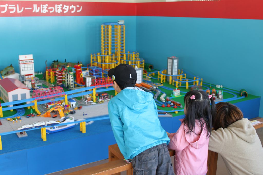 人気のプラレール展示／三笠鉄道記念館（北海道／三笠市）