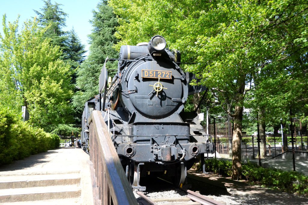 交通広場のD51 272蒸気機関車/世田谷公園(東京都/世田谷区)