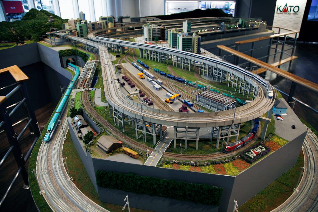 巨大な鉄道模型レイアウト/ホビーセンターカトー東京(東京都/新宿区)
