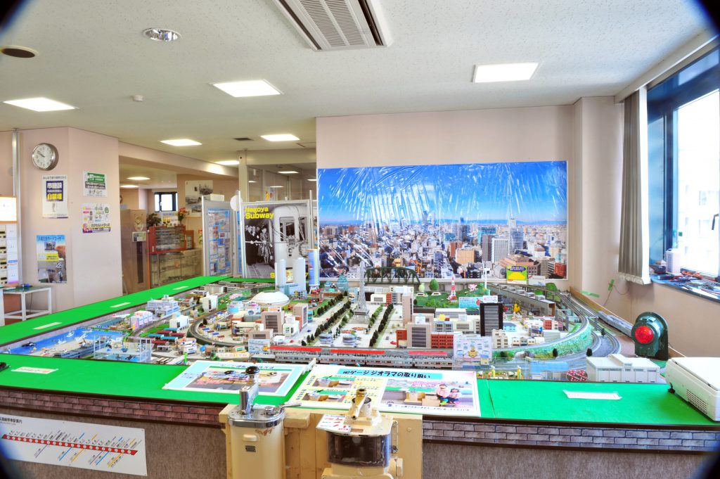資料センターのジオラマ/市営交通資料センター(愛知県/名古屋市)