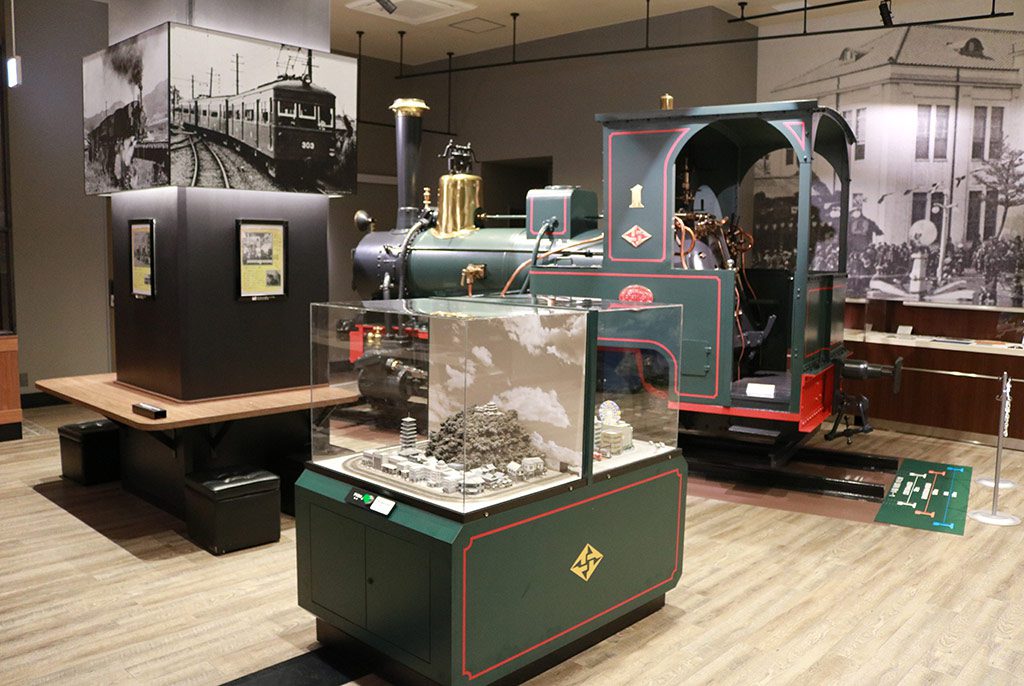 松山市内を再現したジオラマ／坊っちゃん列車ミュージアム（愛媛県）