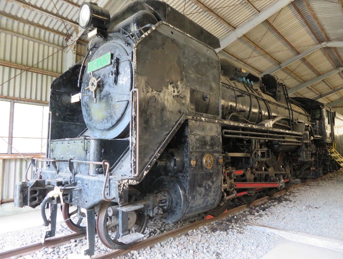 D51-170号蒸気機関車/人吉市SL展示館(熊本県/人吉市)