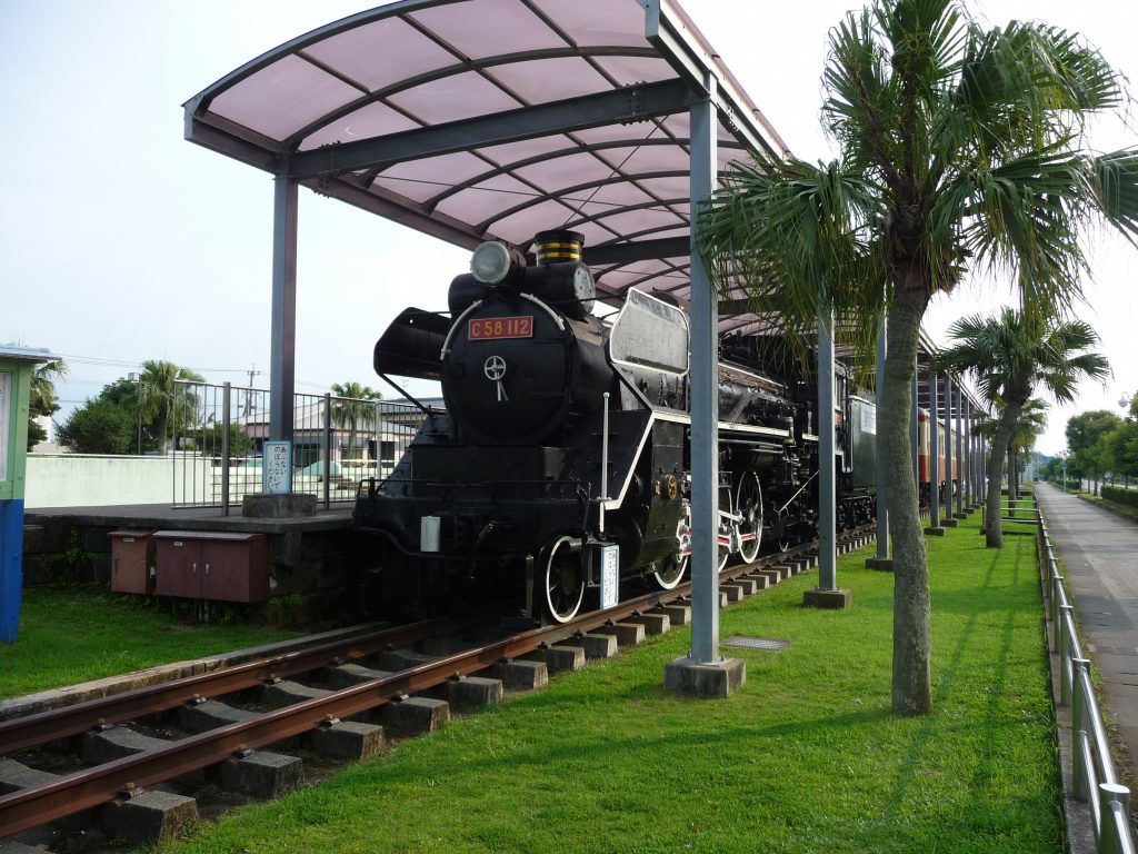 C58形蒸気機関車/志布志駅 鉄道記念公園(鹿児島県/志布志市)